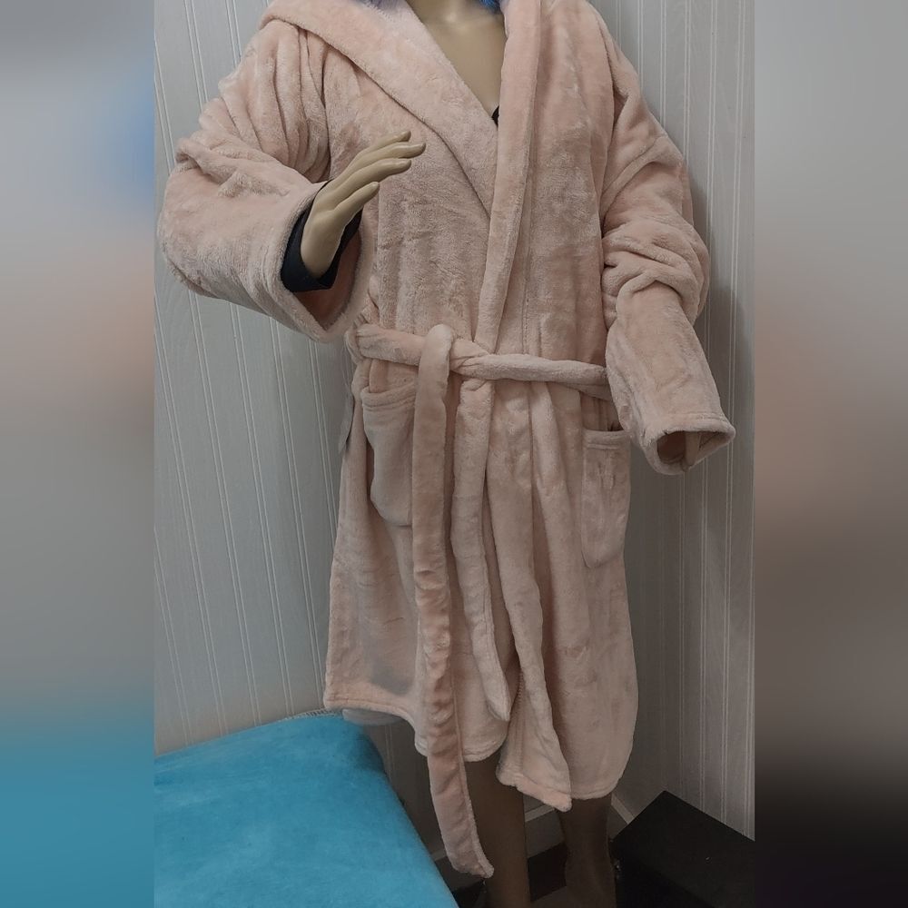 NWT Summer & Rose Cozy Bath Robe Taupe Standard L/XL